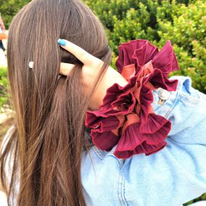 Scrunchie Rumba Doble Burdeo