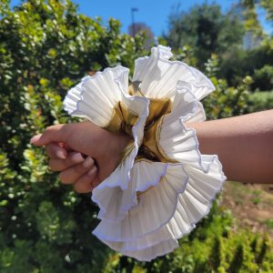 Scrunchie Rumba Doble White Gold